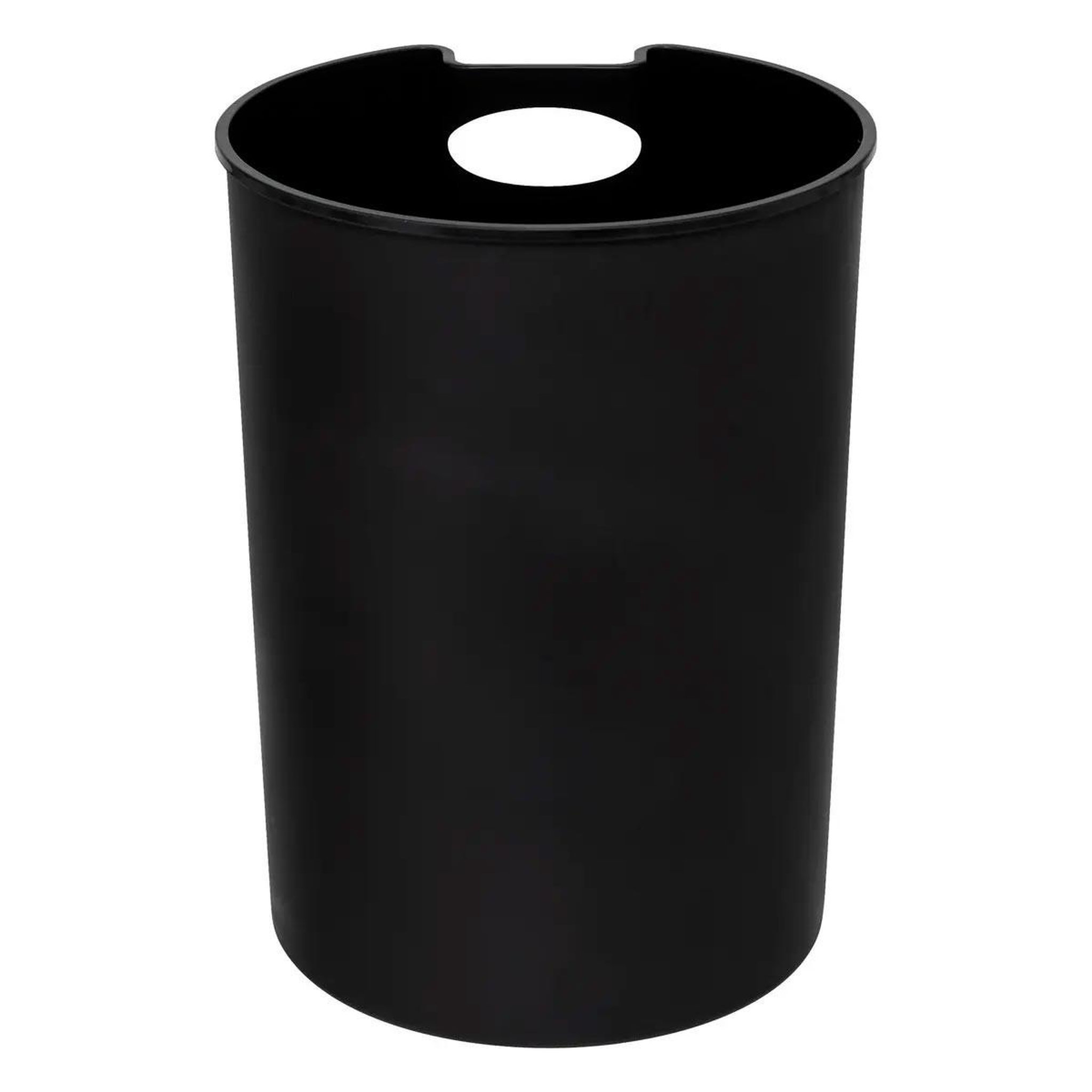 Voir la diapositive 5 : FIVE Poubelle en métal  delta  6l inox noir
