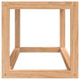 Voir la diapositive 4 : VIDAXL Porte-serviette 60x20x20 cm Bois massif de noyer