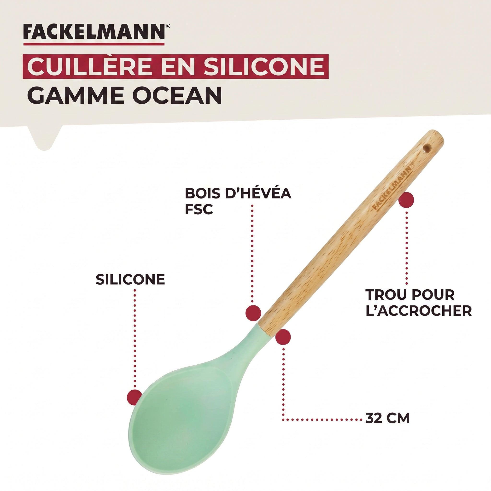 Voir la diapositive 2 : Fackelmann Cuillère à servir vert fackelmann ocean