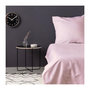 Voir la diapositive 1 : GENERIQUE Parure de lit - 1 housse de couette 220 x 240 cm + 2 taies d'oreiller 60 x 60 cm - Satiné 100% coton - Rose