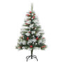 Voir la diapositive 2 : VIDAXL Sapin de Noël artificiel avec pommes de pin et baies 150 cm
