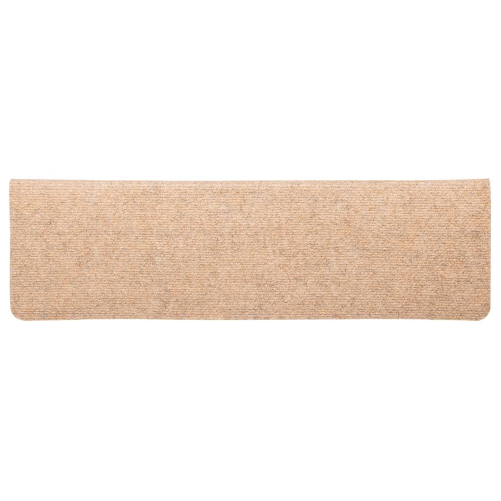 Voir la diapositive 5 : VIDAXL Tapis de marches d'escalier 5 pcs Marron 65x21x4 cm Aiguillete