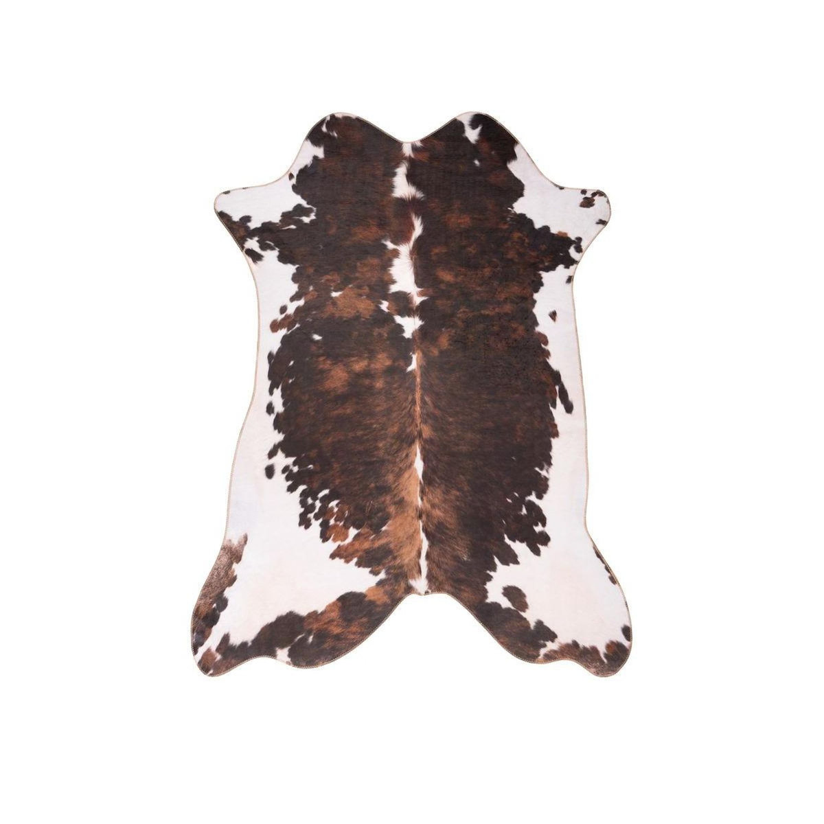 Paris Prix Tapis Animal Imitation Fourrure  Western  Marron