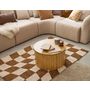 Voir la diapositive 2 : BEST MOBILIER Kofu - table basse ronde - bambou - 60 cm