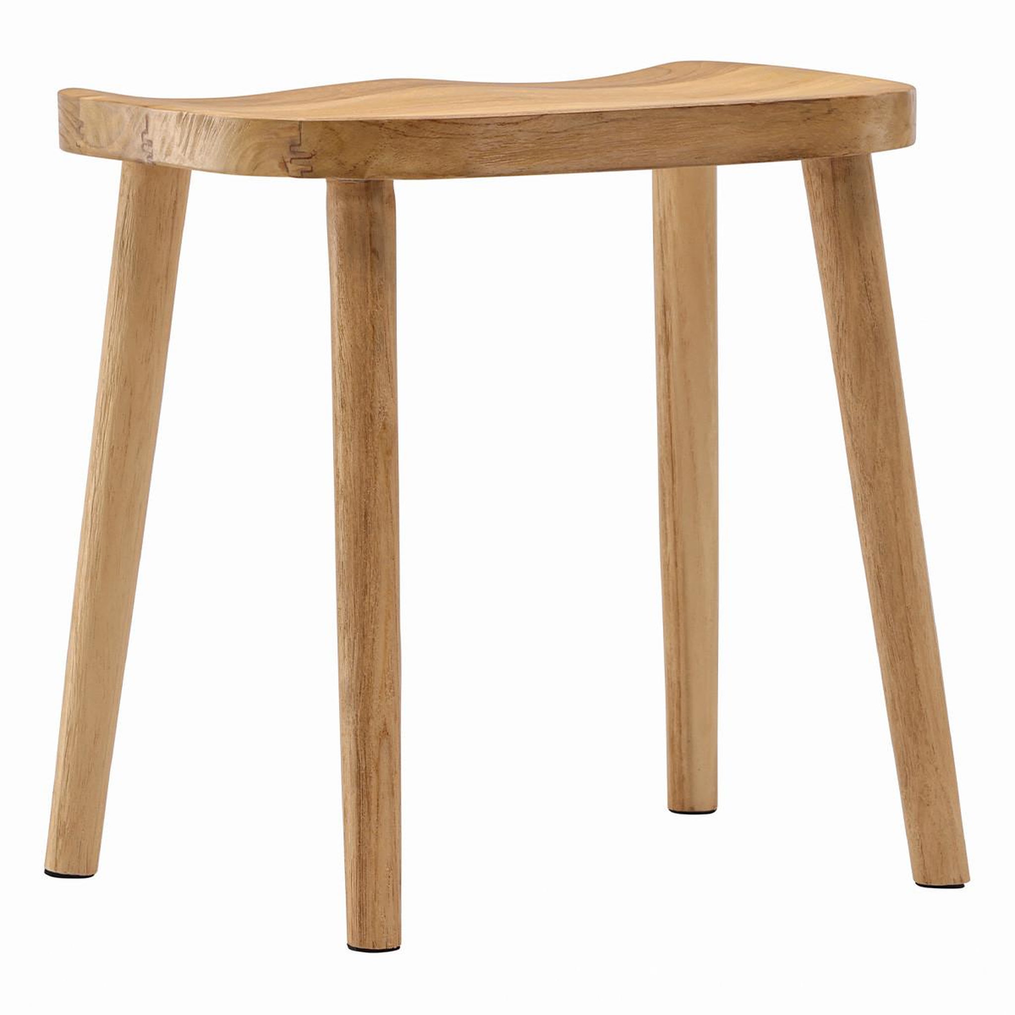 Voir la diapositive 2 : Paris Prix Tabouret en teck  orust  44cm naturel