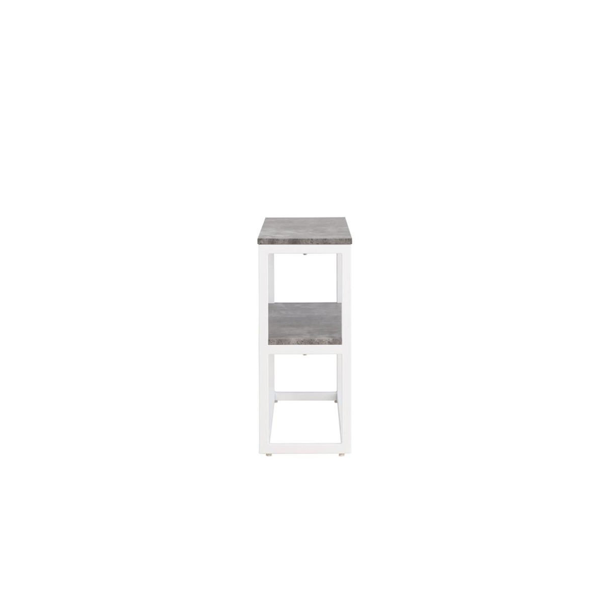 Paris Prix Console Design Double  Rise  110cm Gris & Blanc
