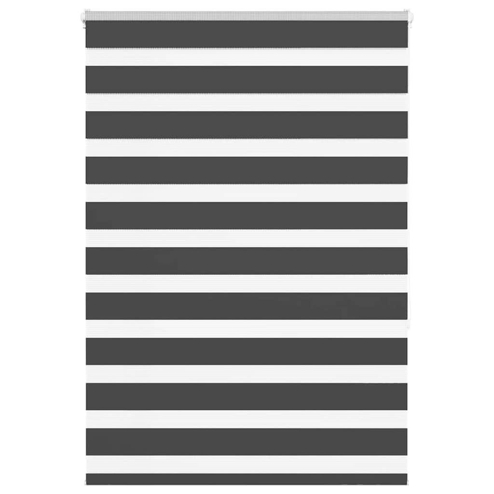 VIDAXL Store zebre noir 100x150 cm largeur du tissu 95,9 cm polyester