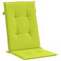 Voir la diapositive 5 : VIDAXL Coussins de chaise de jardin a dossier haut lot de 6 vert vif