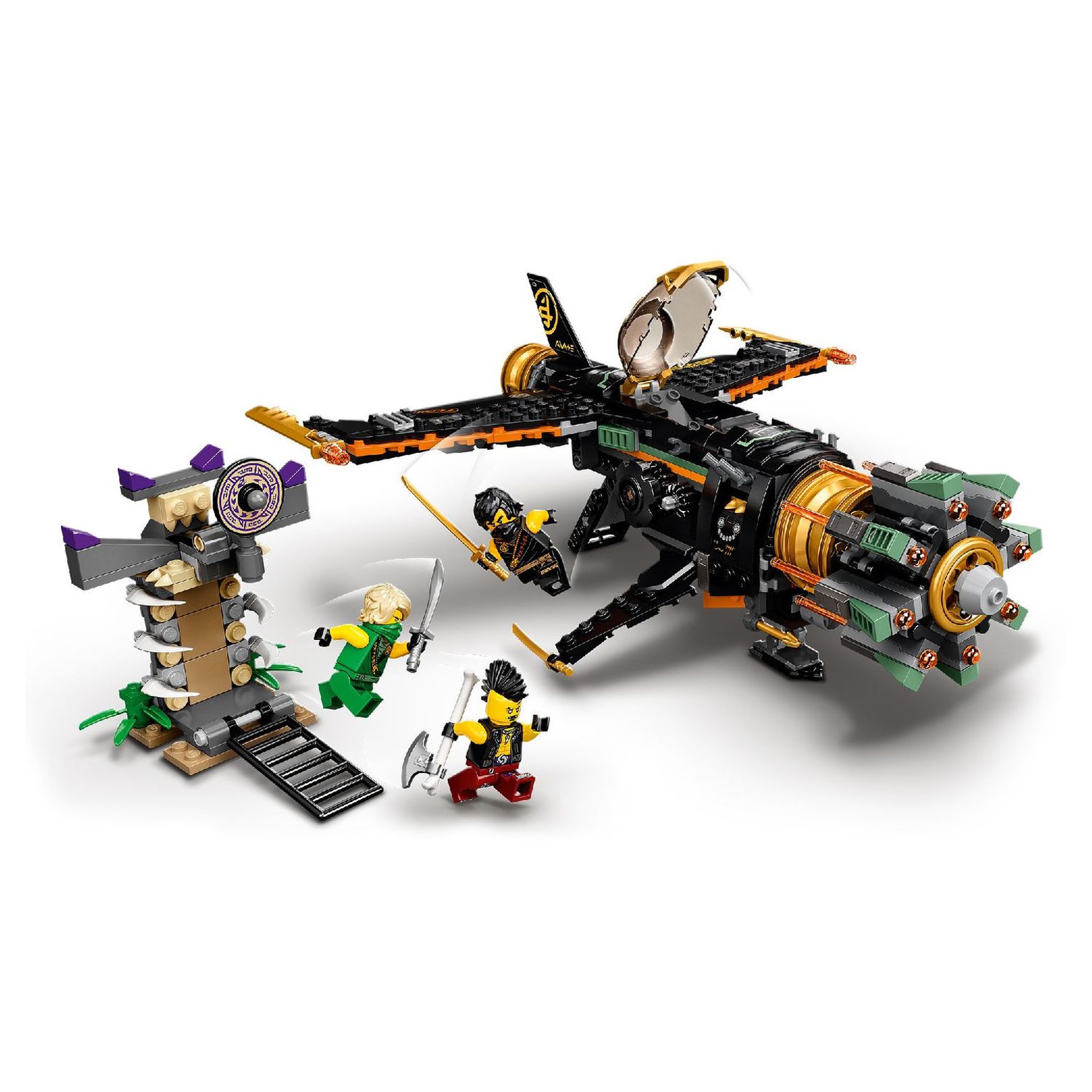 LEGO Ninjago 71736 Le jet multi-missiles pas cher - Auchan.fr