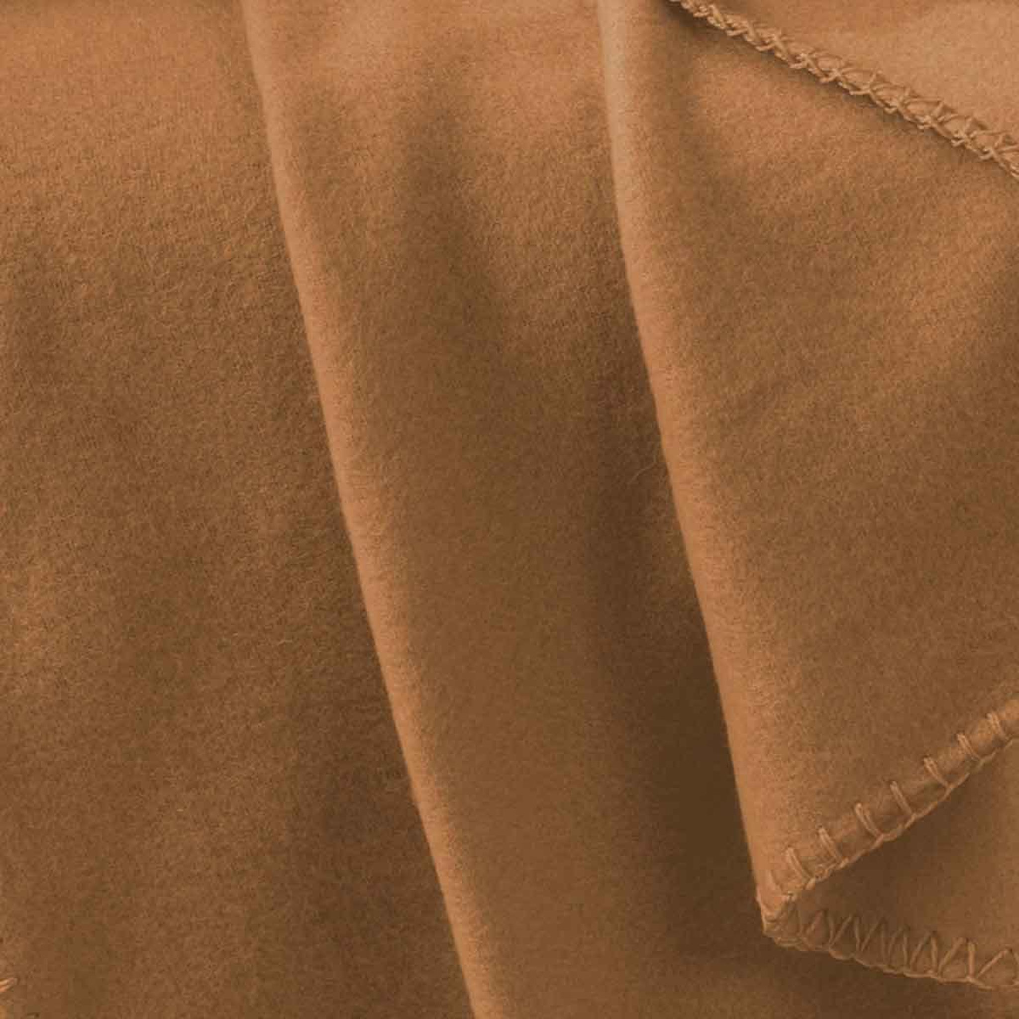 Voir la diapositive 2 : Douceur d'Intérieur Plaid polaire  milou  125x150cm camel