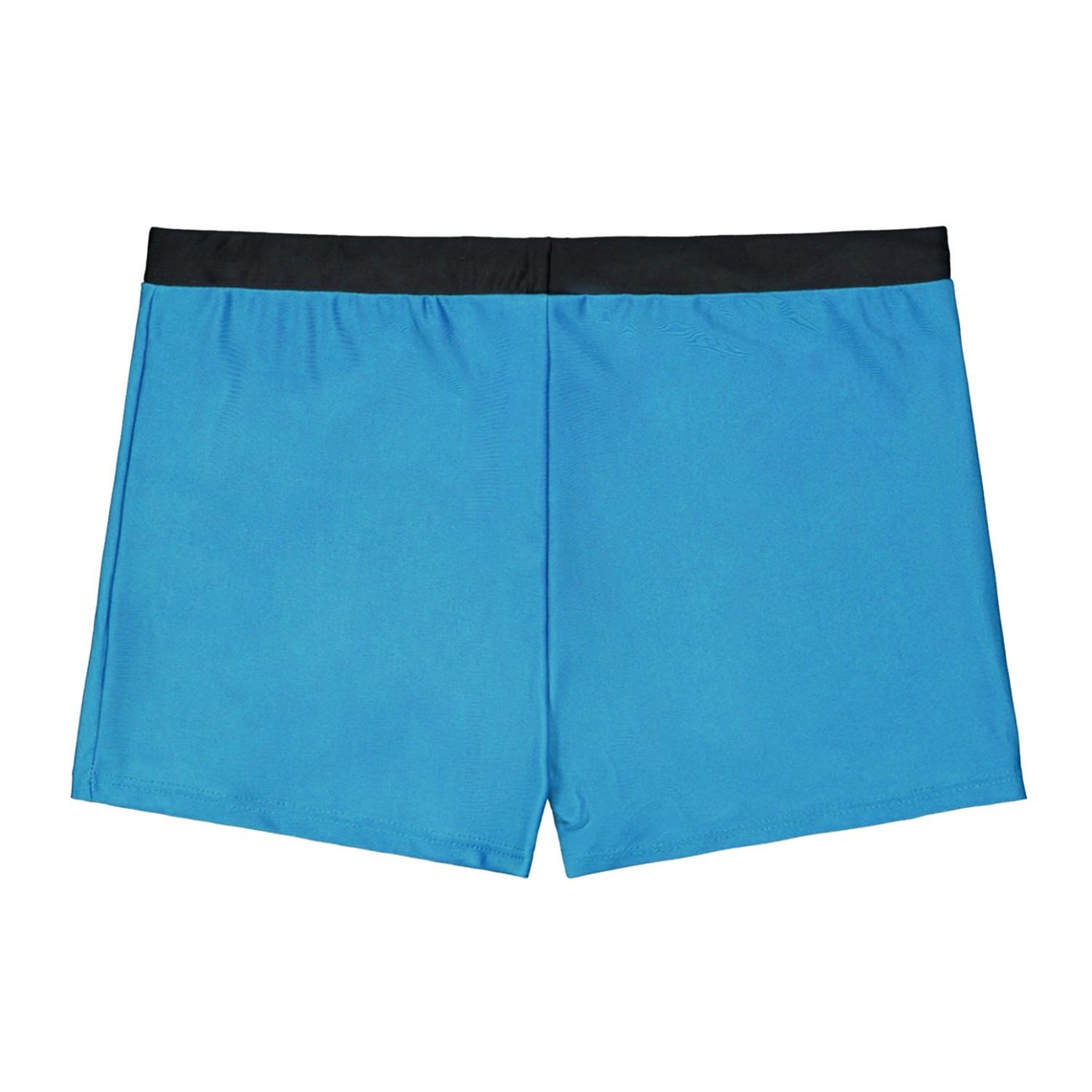 Voir la diapositive 2 : FREEGUN Shorty de bain enfant uni avec logo rubber print couleur