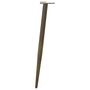 Voir la diapositive 5 : VIDAXL Pieds de table basse forme conique 4 pcs acier naturel 72-73 cm