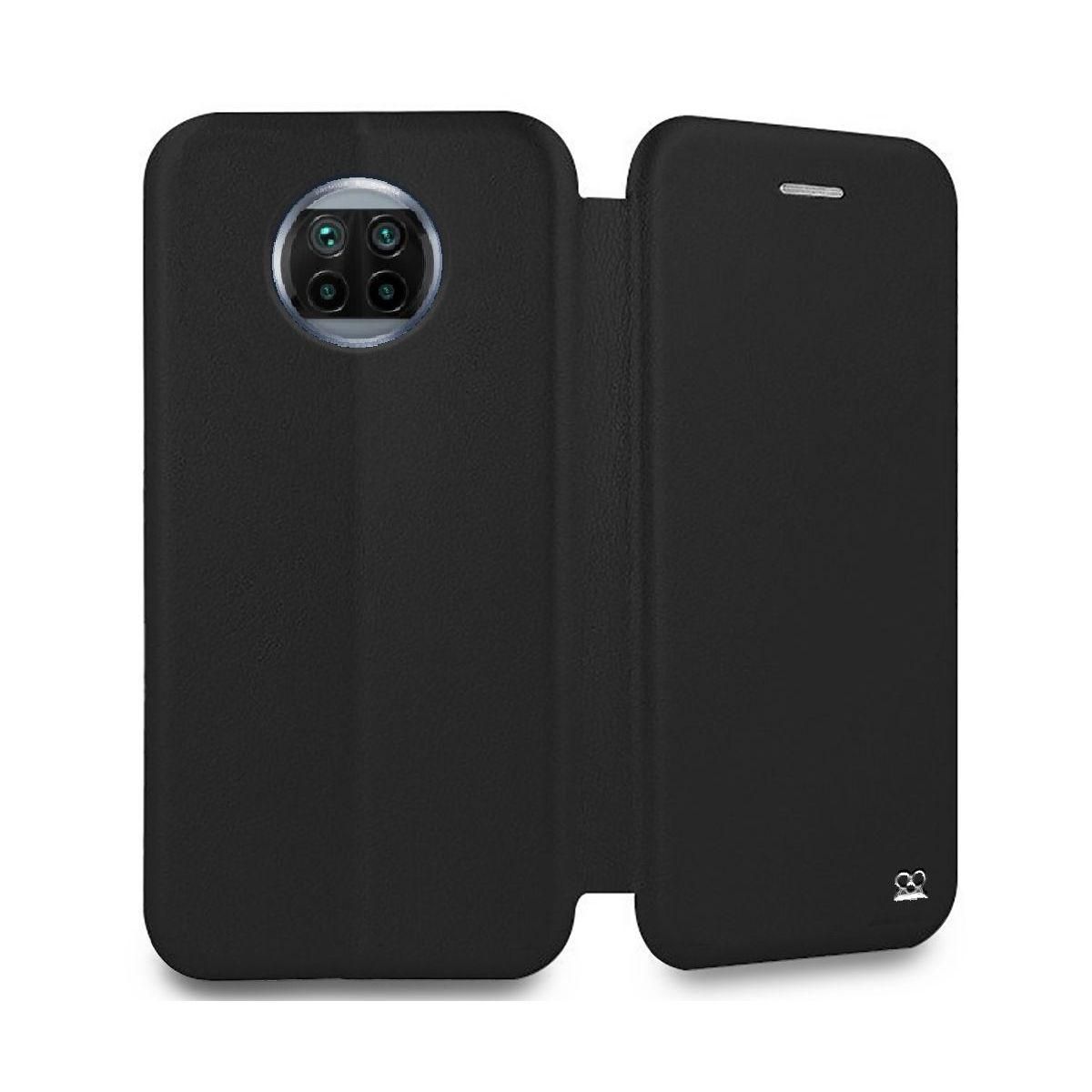 IBROZ Etui Xiaomi Mi 10T Lite Cuir noir