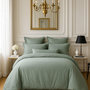 Voir la diapositive 1 : BATON ROUGE Housse de couette 100% satin de coton 105 fils uni