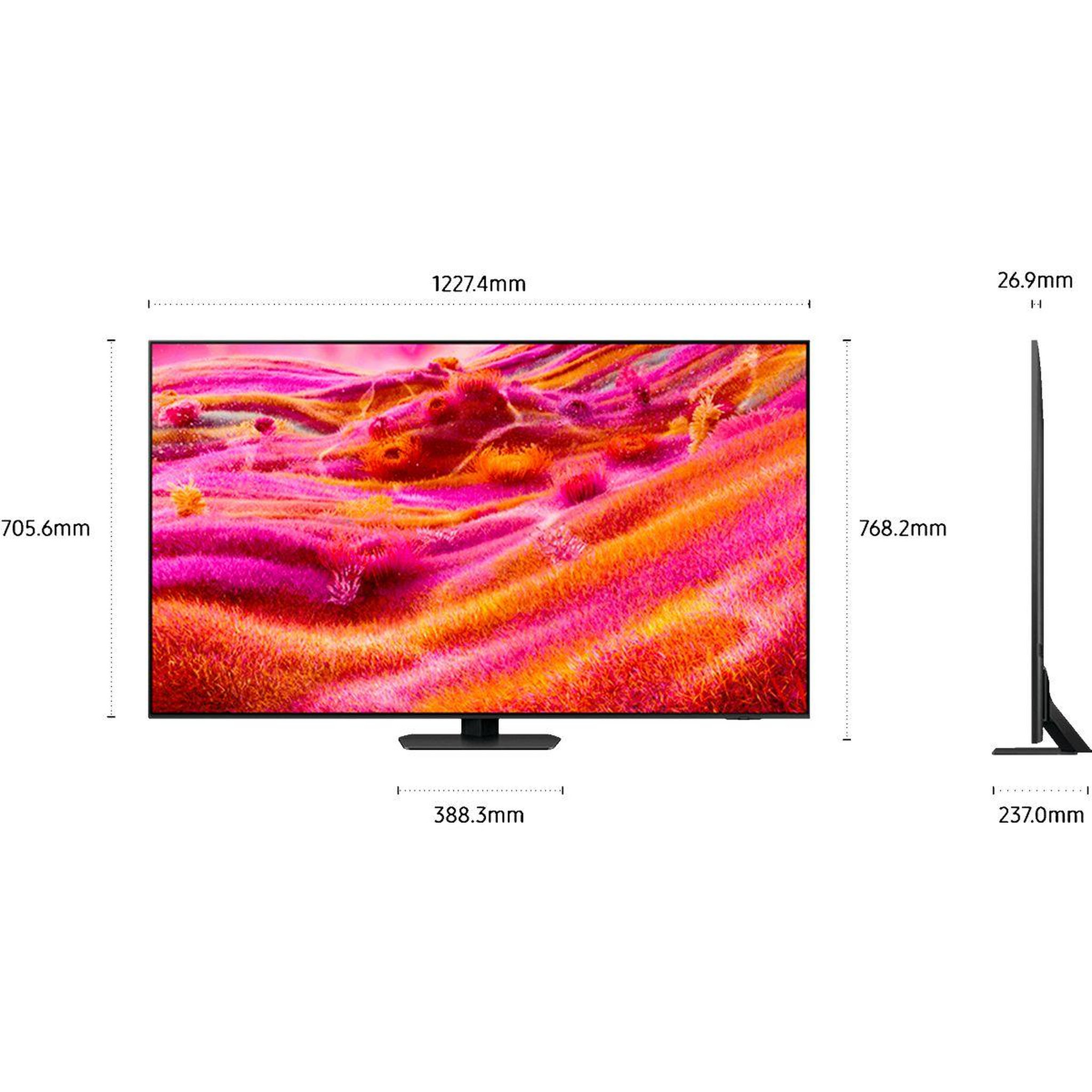 Voir la diapositive 2 : Samsung TV Mini LED NeoQLED TQ55QN90F 4K AI  2025