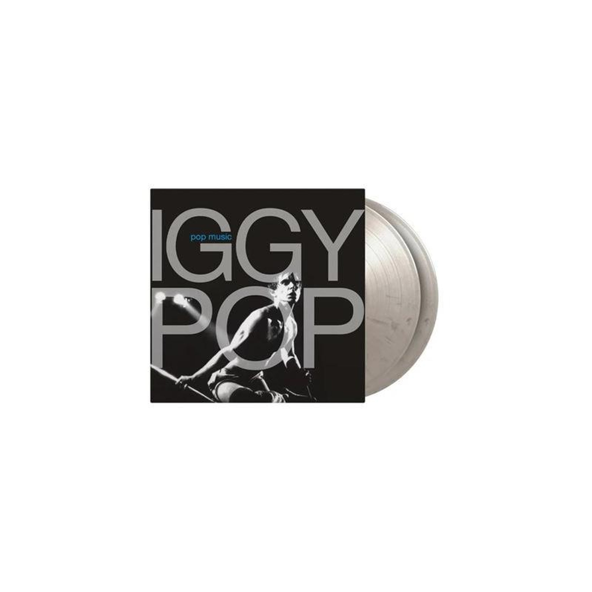 Vinyle couleur gris cendré 180 g 2lp édition limitée numérotée iggy pop music