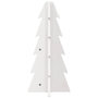 Voir la diapositive 3 : VIDAXL Arbre de Noël en bois pour decoration blanc 49 cm pin massif