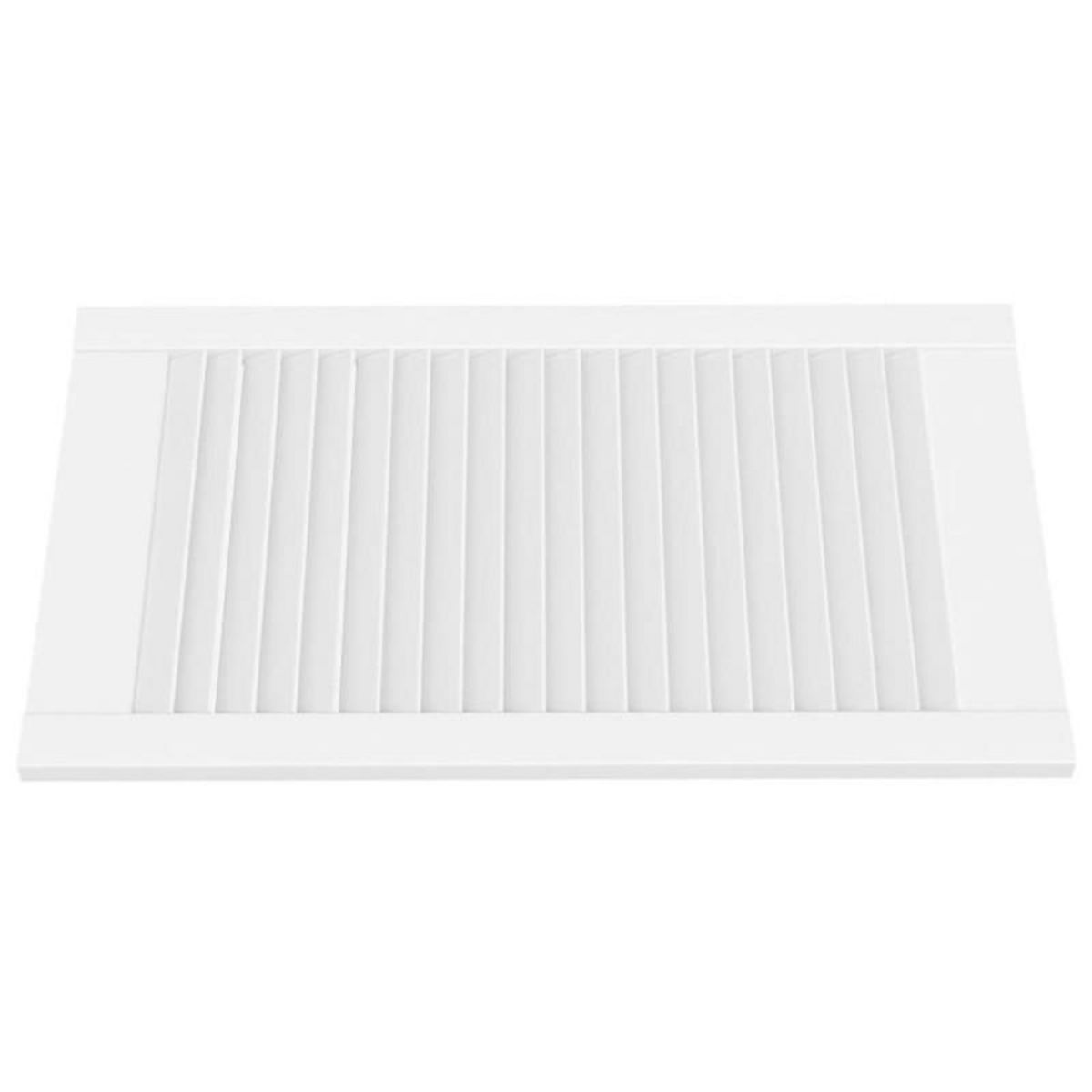 VIDAXL Porte à persiennes Bois de pin massif Blanc 69x39,4 cm