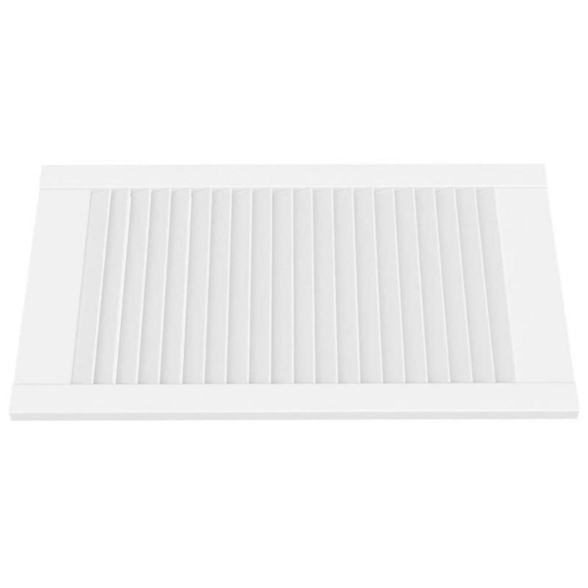 VIDAXL Porte à persiennes Bois de pin massif Blanc 69x39,4 cm