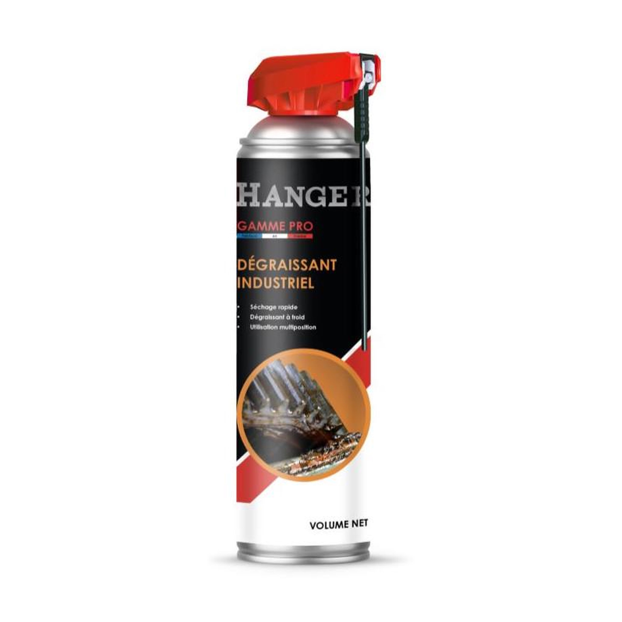HANGER Dégraissant industriel 400ml avec cobra rouge HANGER 700104