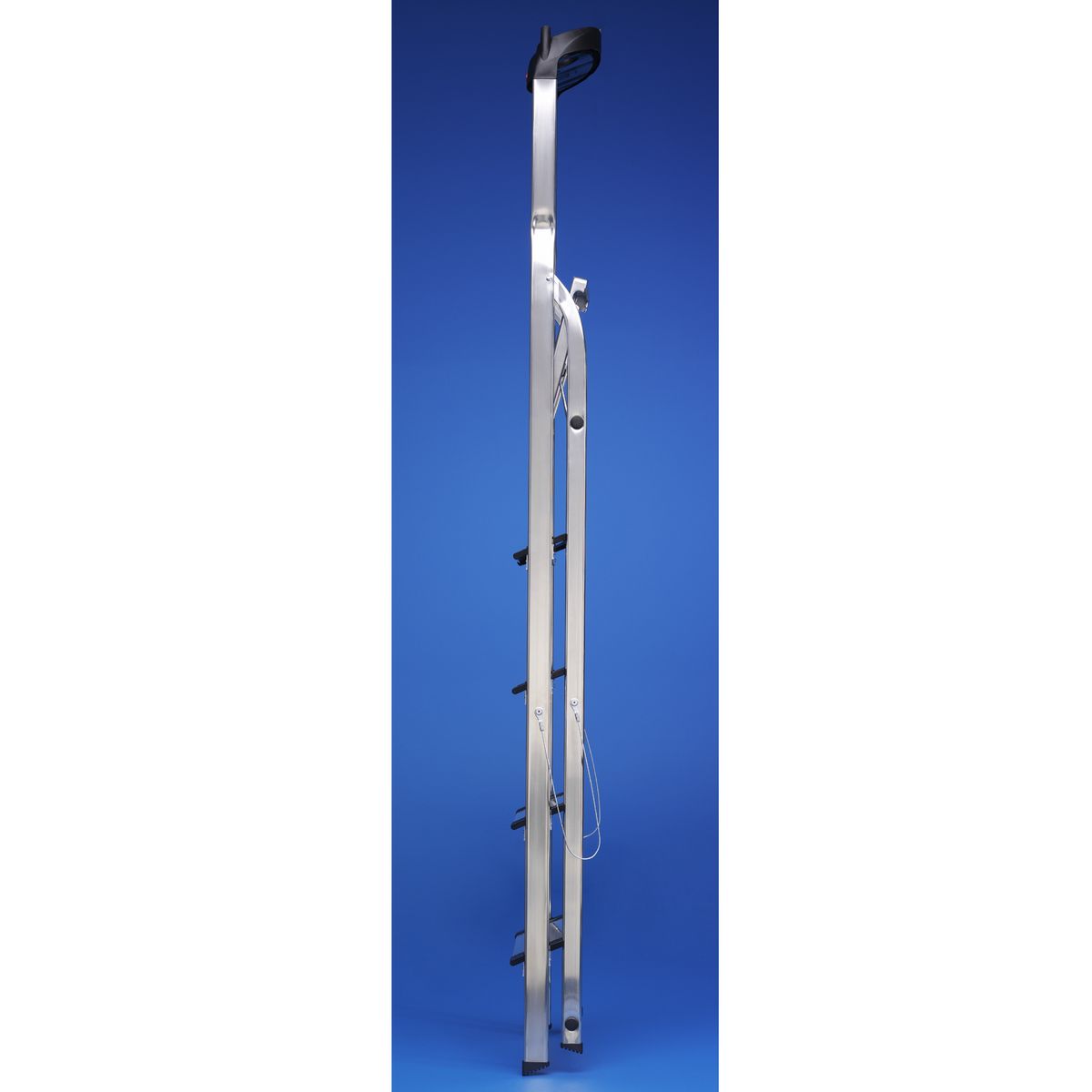 HAILO Escabeau 5 marches larges 2m80 en aluminium - PROFISTEP XXL