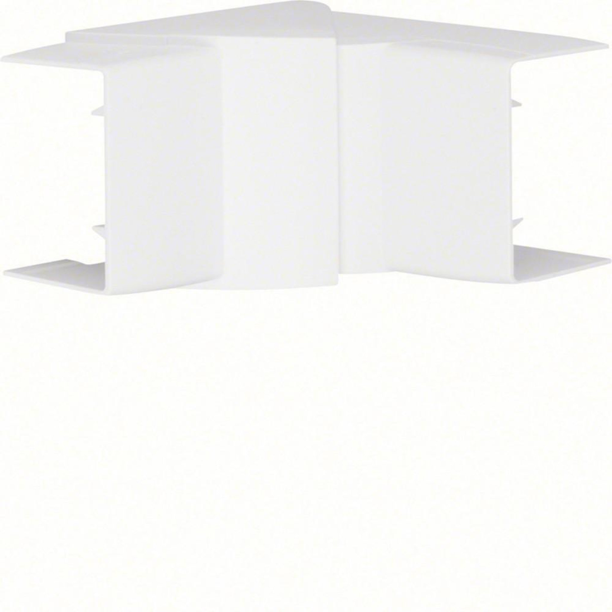 CENTRALE BRICO Angle intérieur variable blanc pour goulotte, H. 6.3 x P.4.5 cm