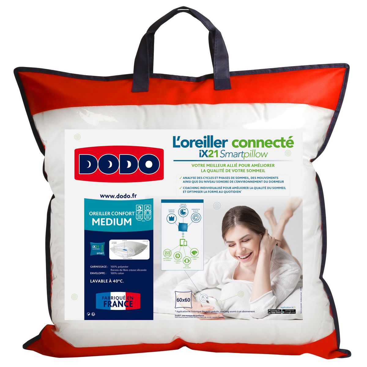DODO Oreiller connecté IX21 - Le Coach de votre sommeil