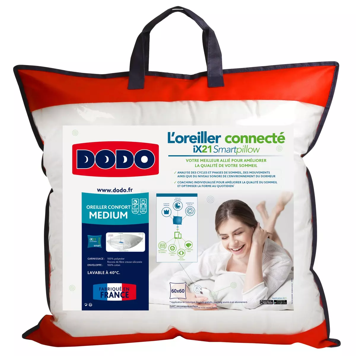 DODO Oreiller connecté IX21 - Le Coach de votre sommeil