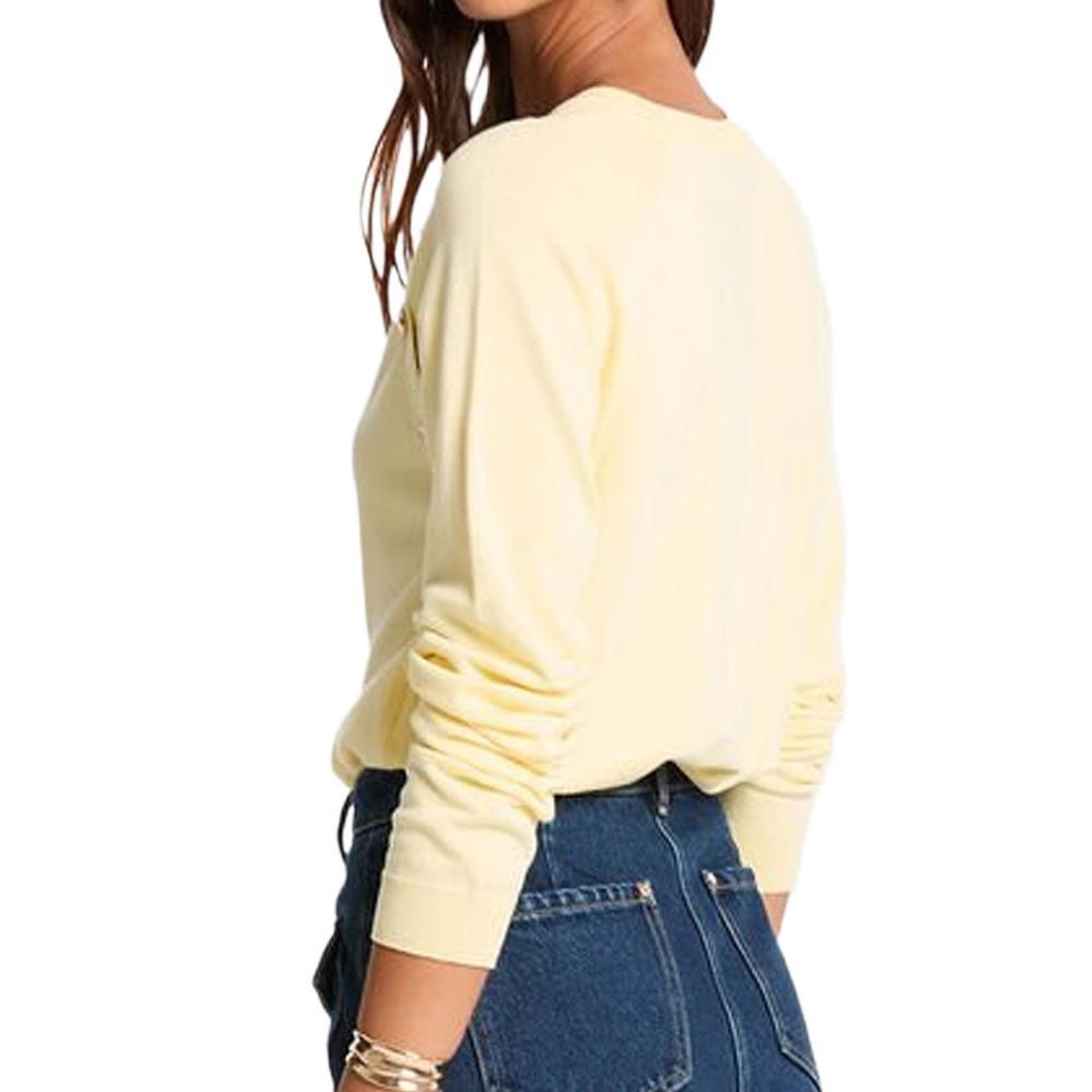 Voir la diapositive 2 : MORGAN Pull Jaune Femme Morgan Boutons