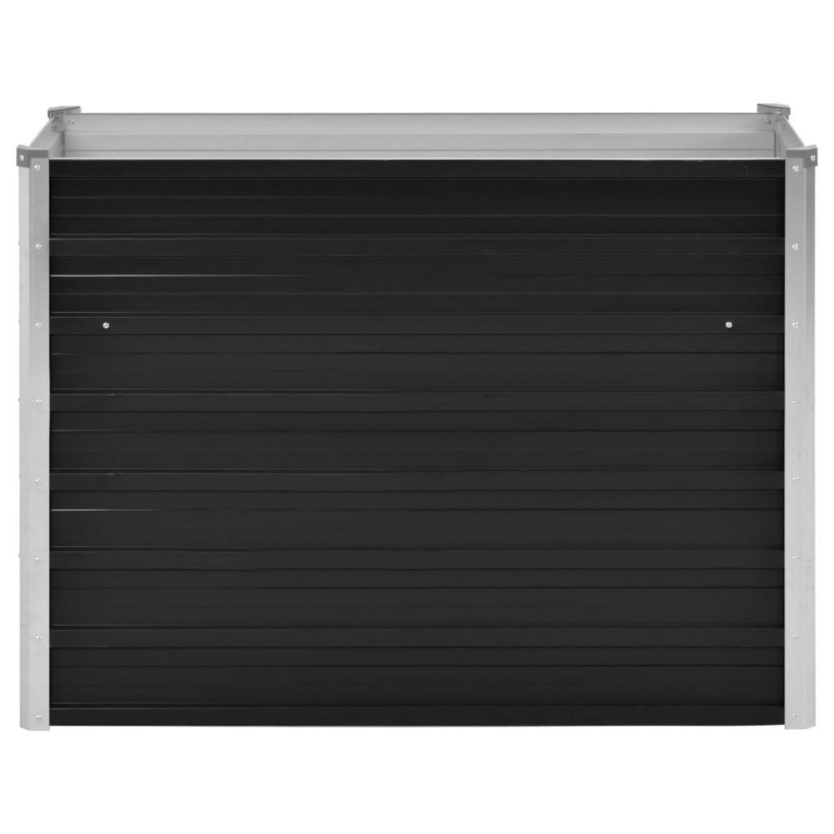 VIDAXL Lit sureleve de jardin Anthracite 100x40x77 cm Acier galvanise