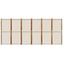 Voir la diapositive 4 : VIDAXL Cloison de separation 6 panneaux gris clair 420x180 cm