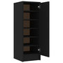 Voir la diapositive 2 : VIDAXL Armoire a chaussures Noir 32x35x92 cm Bois d'ingenierie