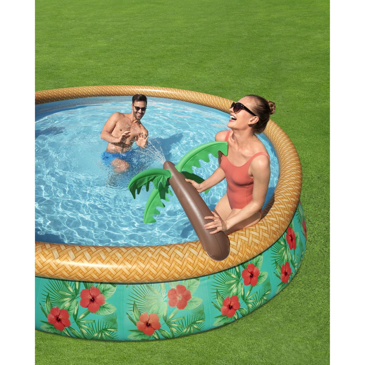 BESTWAY Piscine hors sol diamètre 457 x 84 cm Fast Set