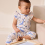 Voir la diapositive 5 : Petit Béguin Combinaison bébé en gaze de coton Tiana