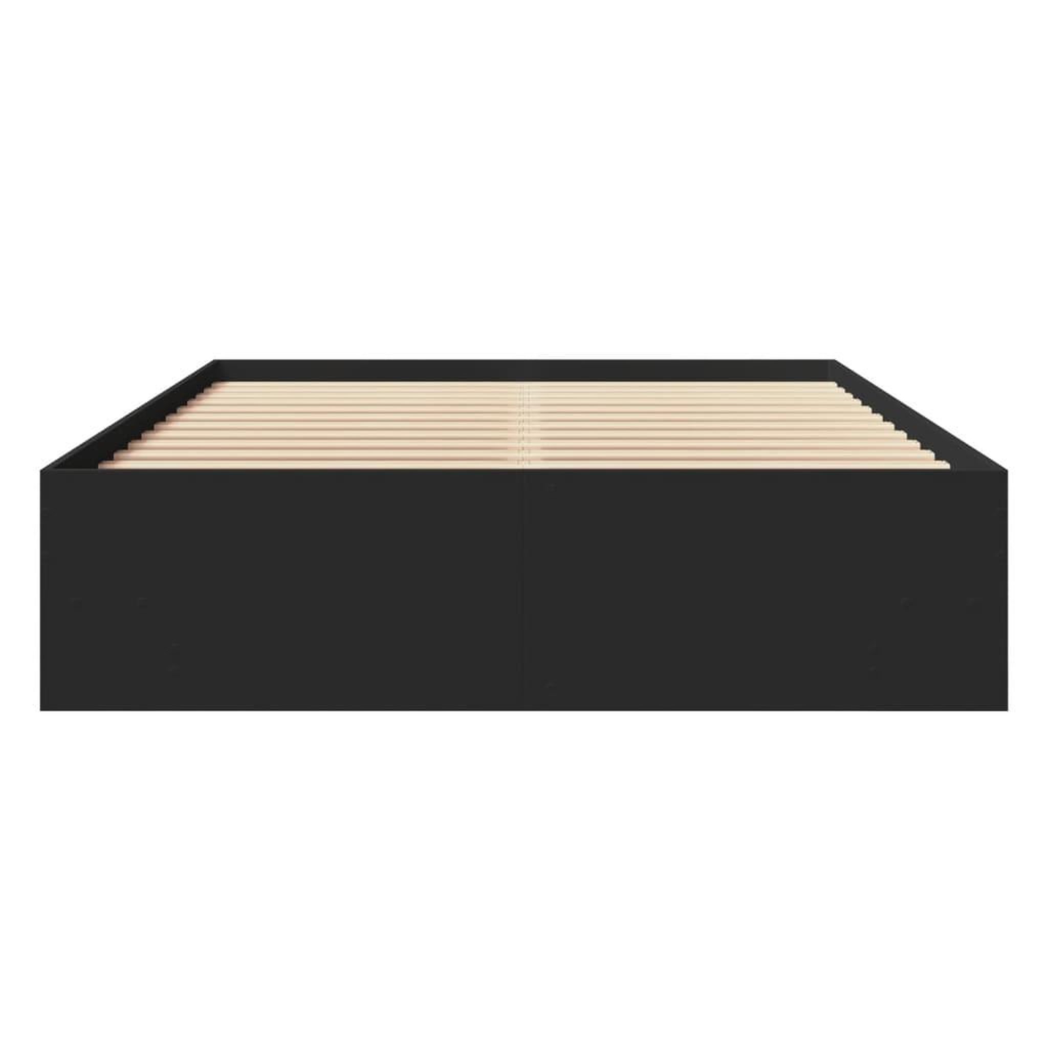 Voir la diapositive 5 : VIDAXL Cadre de lit sans matelas noir 120x200 cm