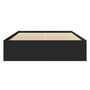 Voir la diapositive 5 : VIDAXL Cadre de lit sans matelas noir 120x200 cm