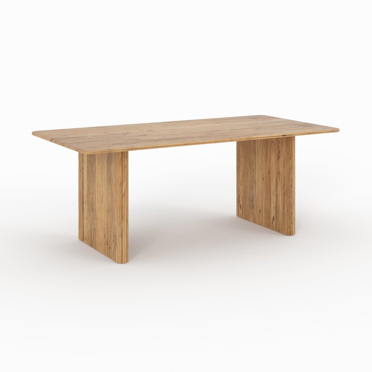Rendez vous déco Table rectangulaire en bois d'acacia 6 personnes - Andrea