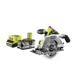 Ryobi Pack RYOBI Scie circulaire 18V One+ R18CS-0 - 1 batterie 5.0Ah - 1 chargeur rapide 2.0Ah RC18120-150