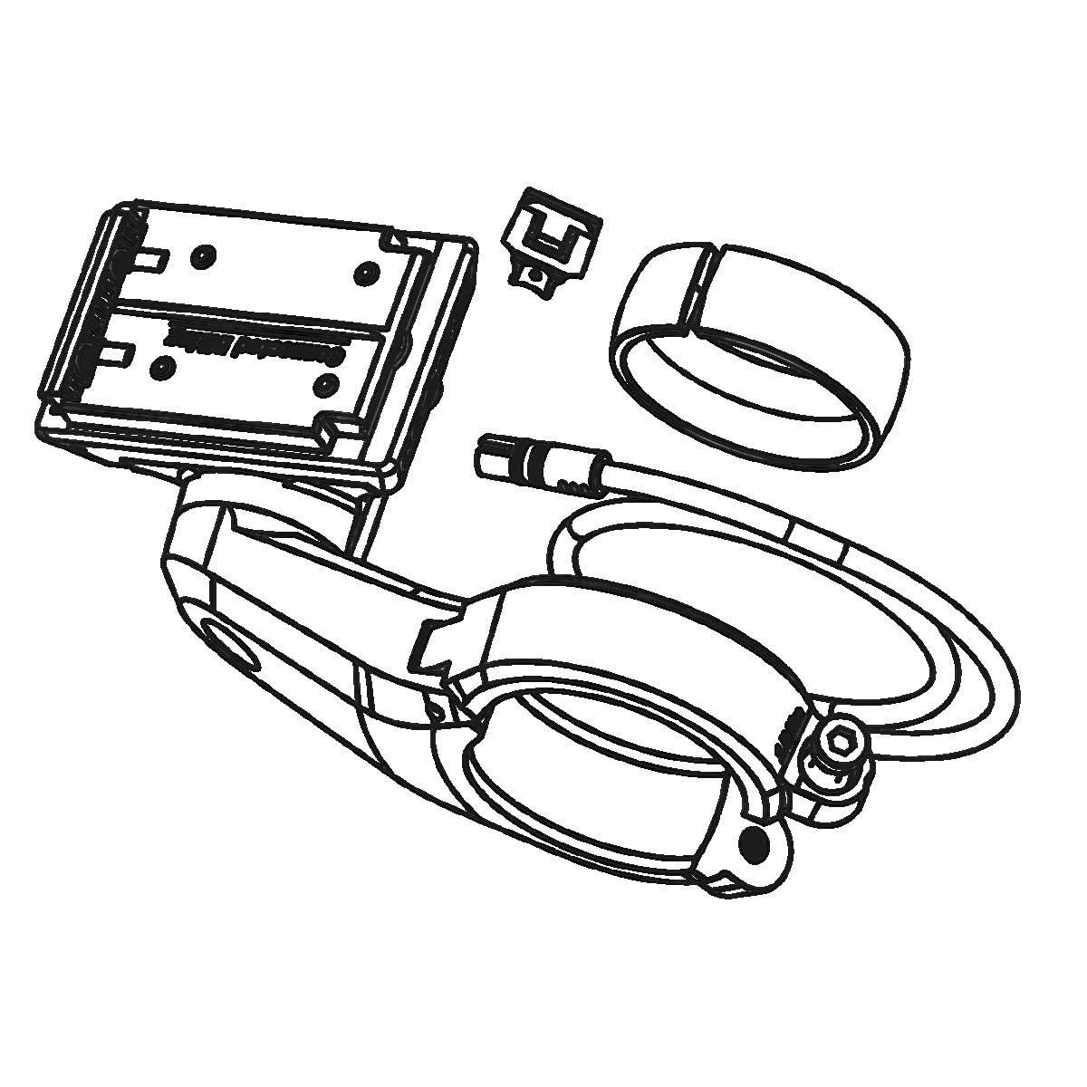 BOSCH Kit Retrofit Support Bosch 35mm avec Interface Écran et Câble 300mm