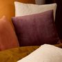 Voir la diapositive 5 : ATMOSPHERA Coussin en Flanelle Uni  Ollis  38x38cm Violet