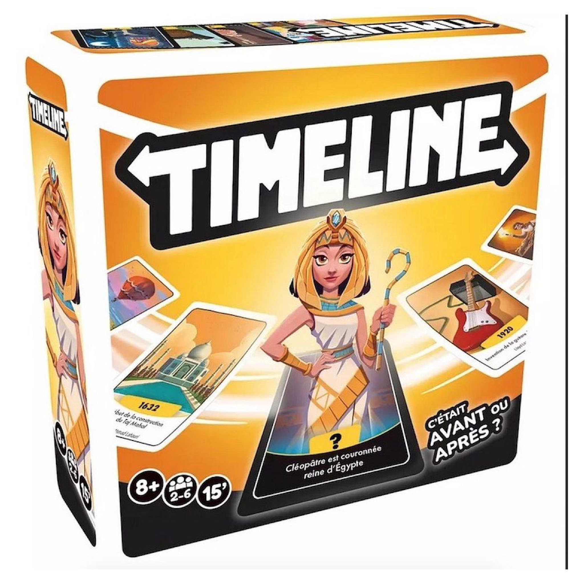Asmodee Timeline - clutch box fr