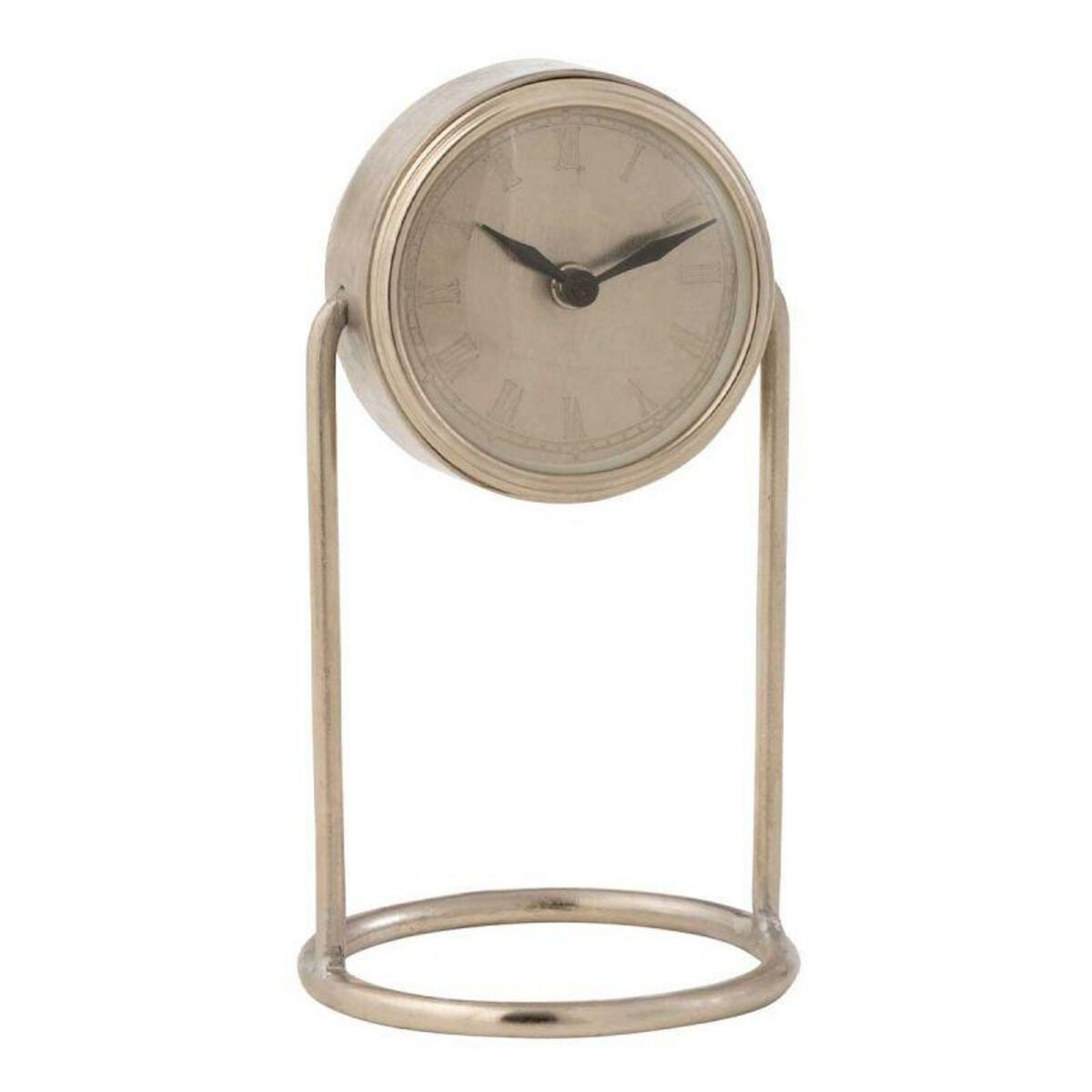 Paris Prix Horloge à Poser en Métal  Rétro  36cm Argent