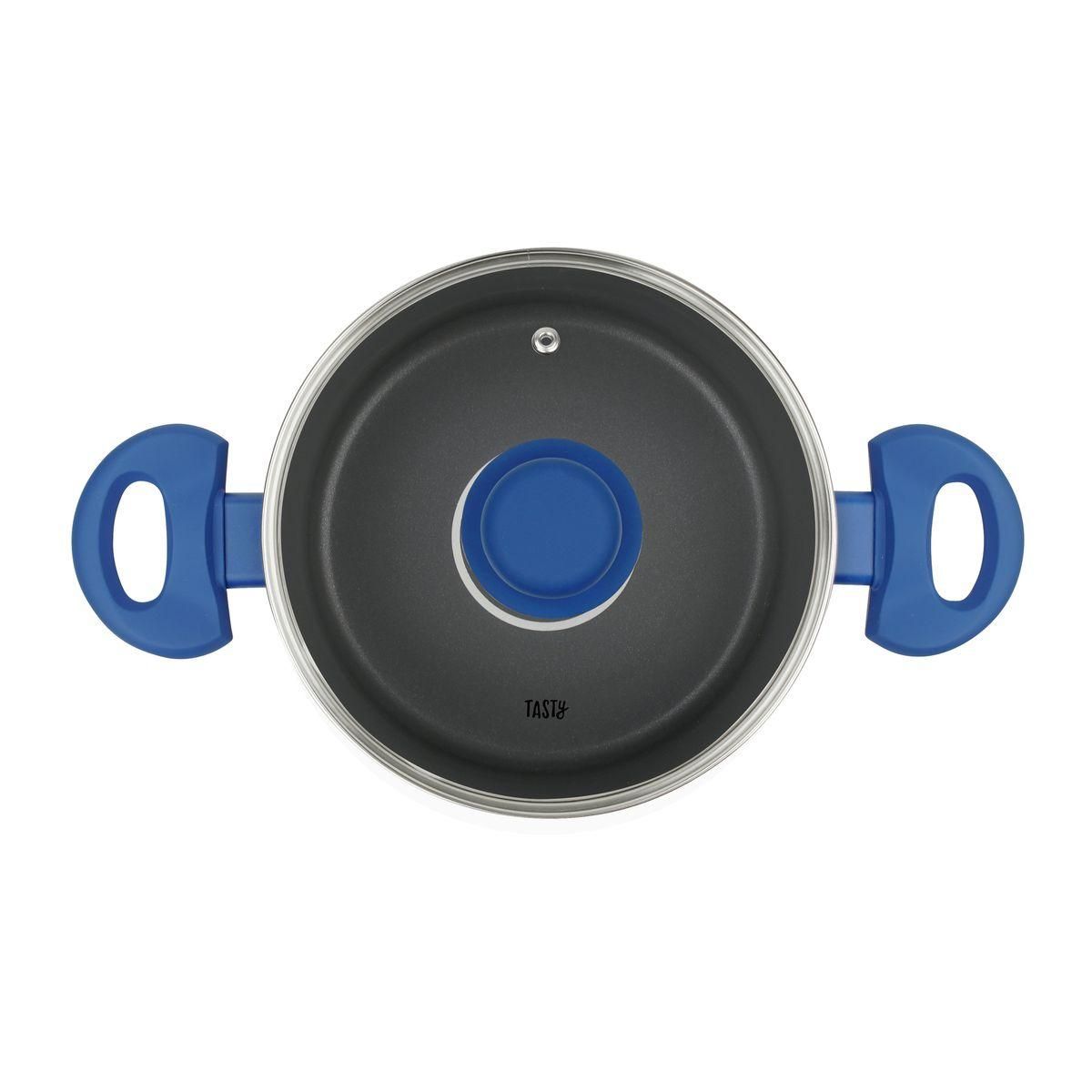 TASTY Faitout avec dosage d'huile et couvercle 20 cm Tasty Casserole