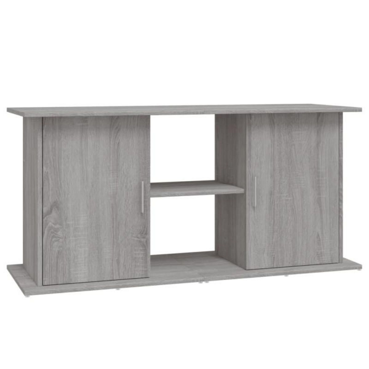 VIDAXL Support pour aquarium sonoma gris 121x41x58cm bois d ingénierie