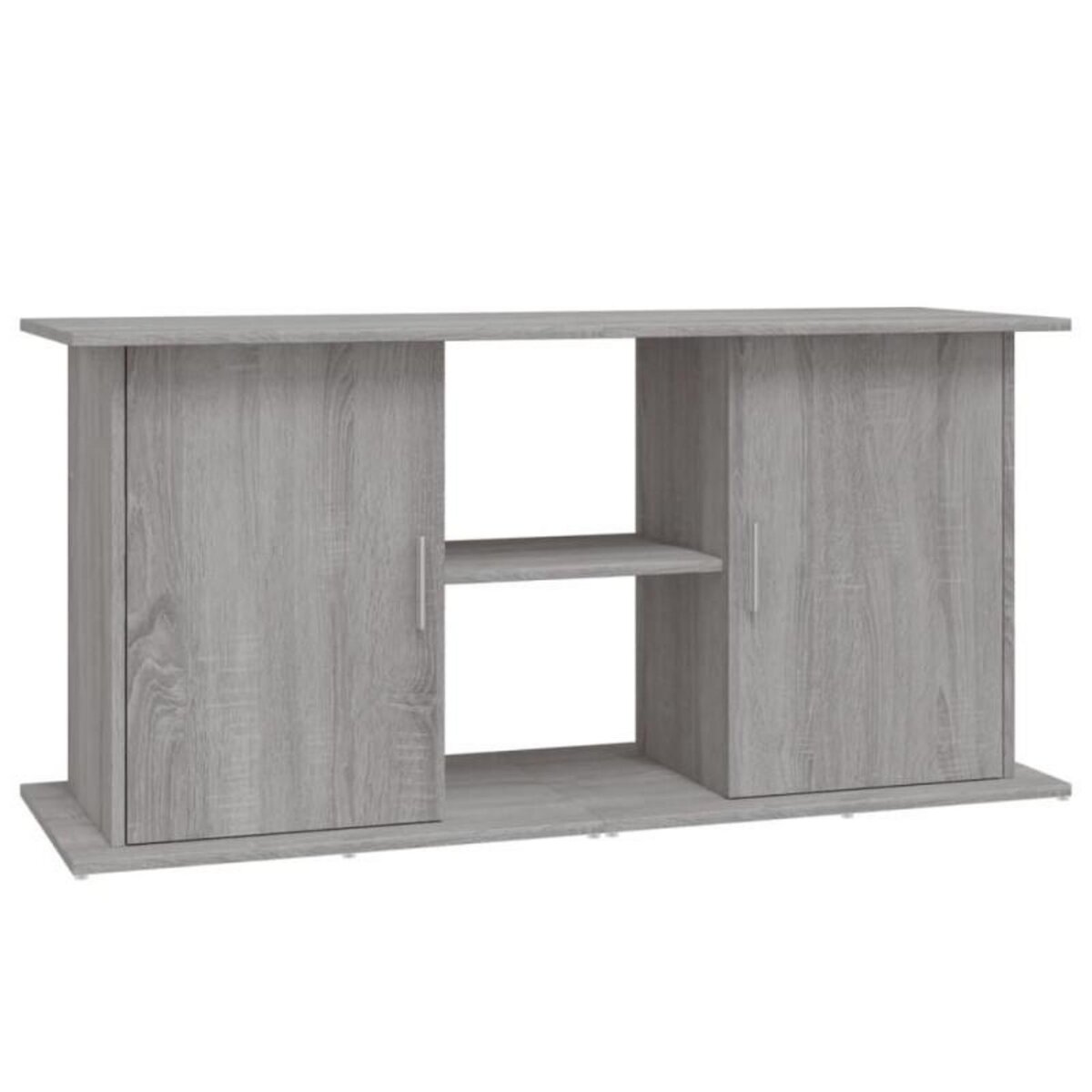 VIDAXL Support pour aquarium sonoma gris 121x41x58cm bois d ingénierie