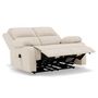 Voir la diapositive 4 : BEST MOBILIER Armand - canapé 2 places relax électrique en velours côtelé