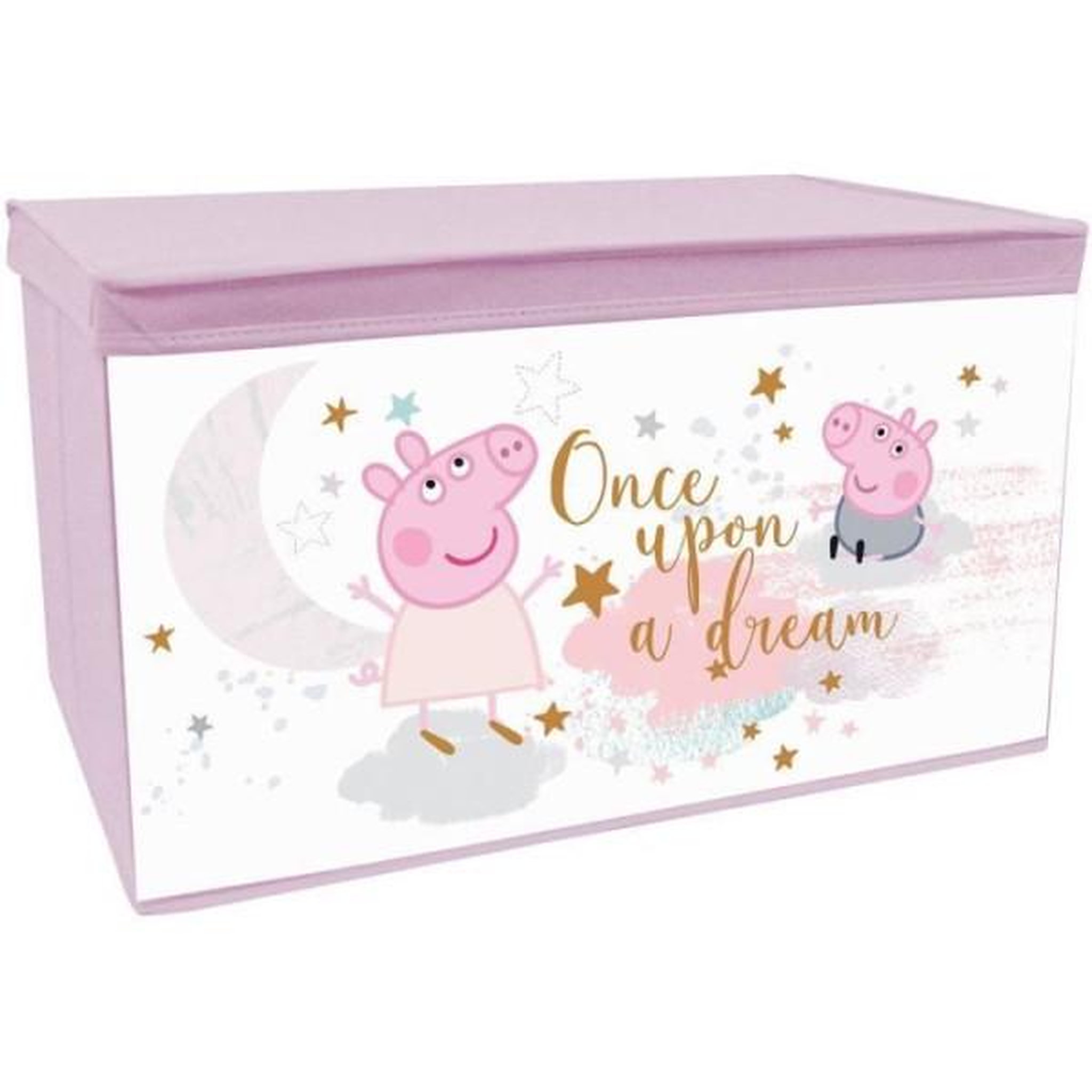 Voir la diapositive 1 : Fun House FUN HOUSE Peppa Pig Coffre a jouets - Pliable - 55,5 x 34,5 x 34 cm - Pour enfant