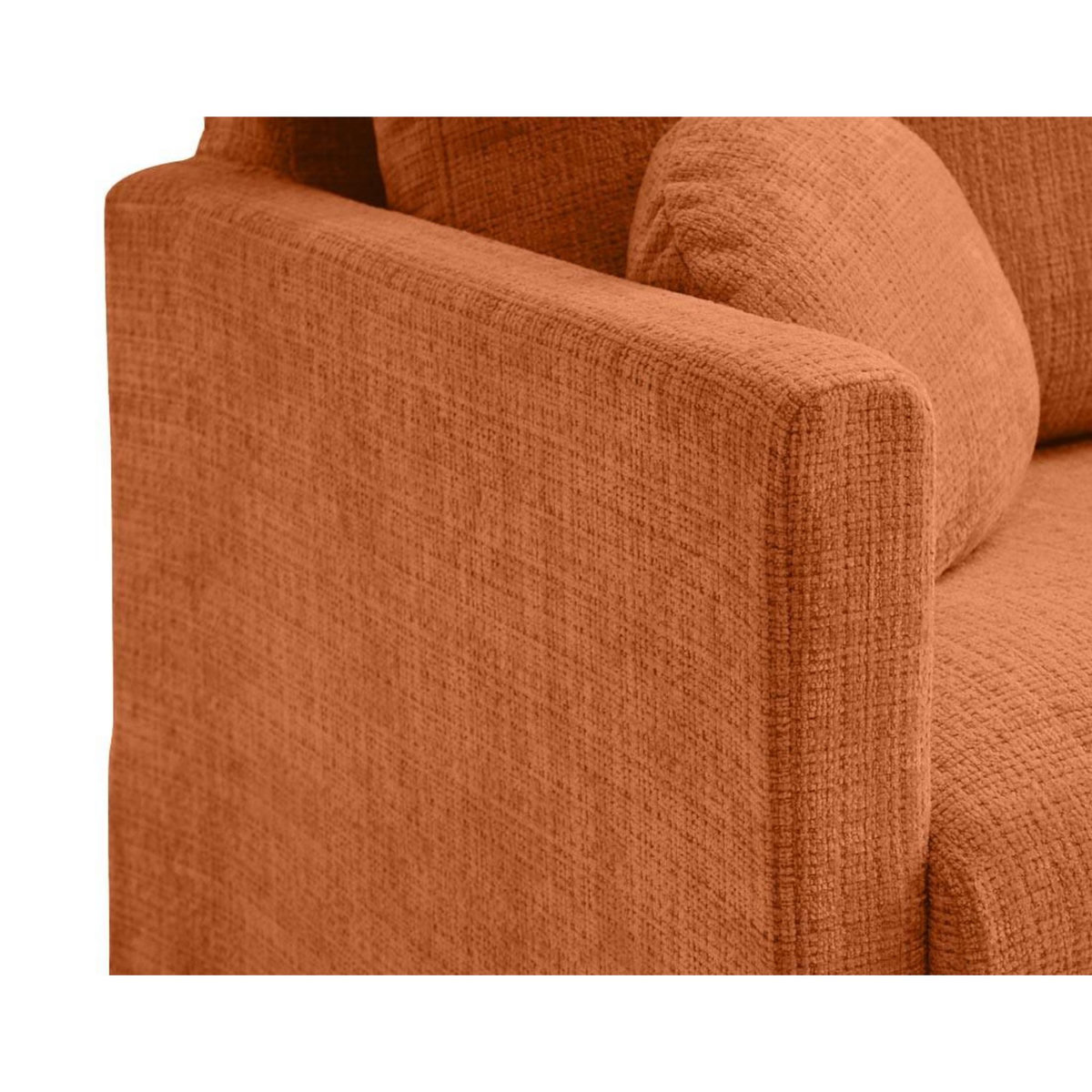 LISA DESIGN Serena - canapé droit déhoussable 2 places en velours texturé