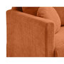 Voir la diapositive 6 : LISA DESIGN Serena - canapé droit déhoussable 2 places en velours texturé