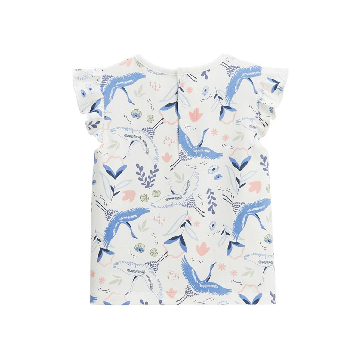 Petit Béguin Ensemble enfant t-shirt et short en gaze de coton Tiana